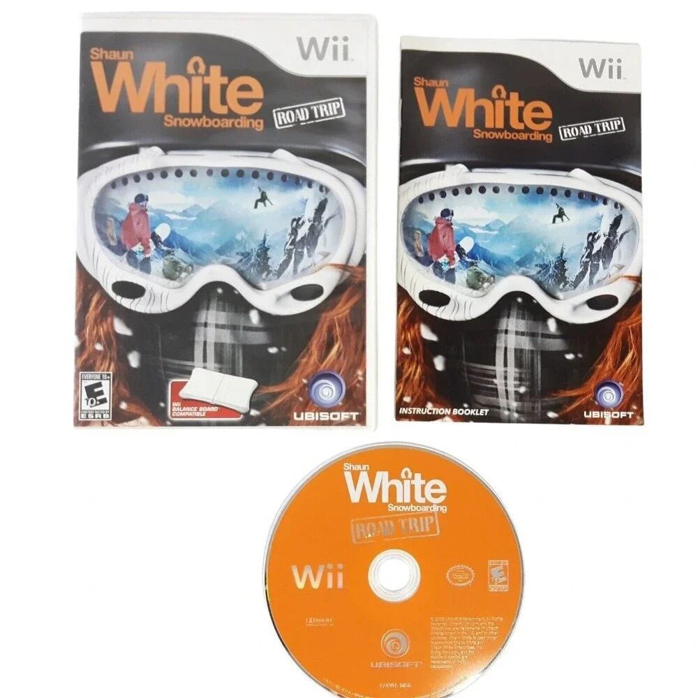 Shaun White Snowboarding‎ Road Trip Nintendo Wii CIB Balance Board Compatible
